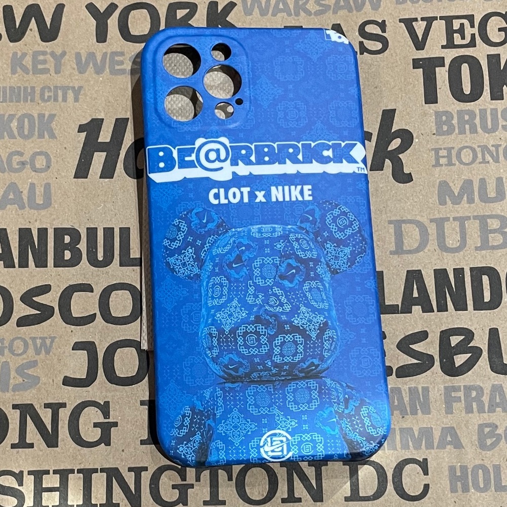 Blue Be@rbrick Design iPhone 12 Pro Case